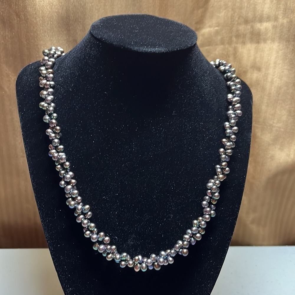Vintage Beaded double strand necklace